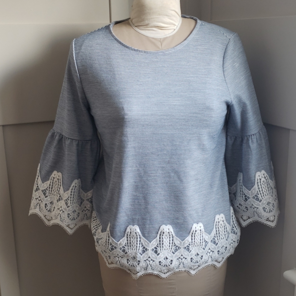Chico's striped blouse